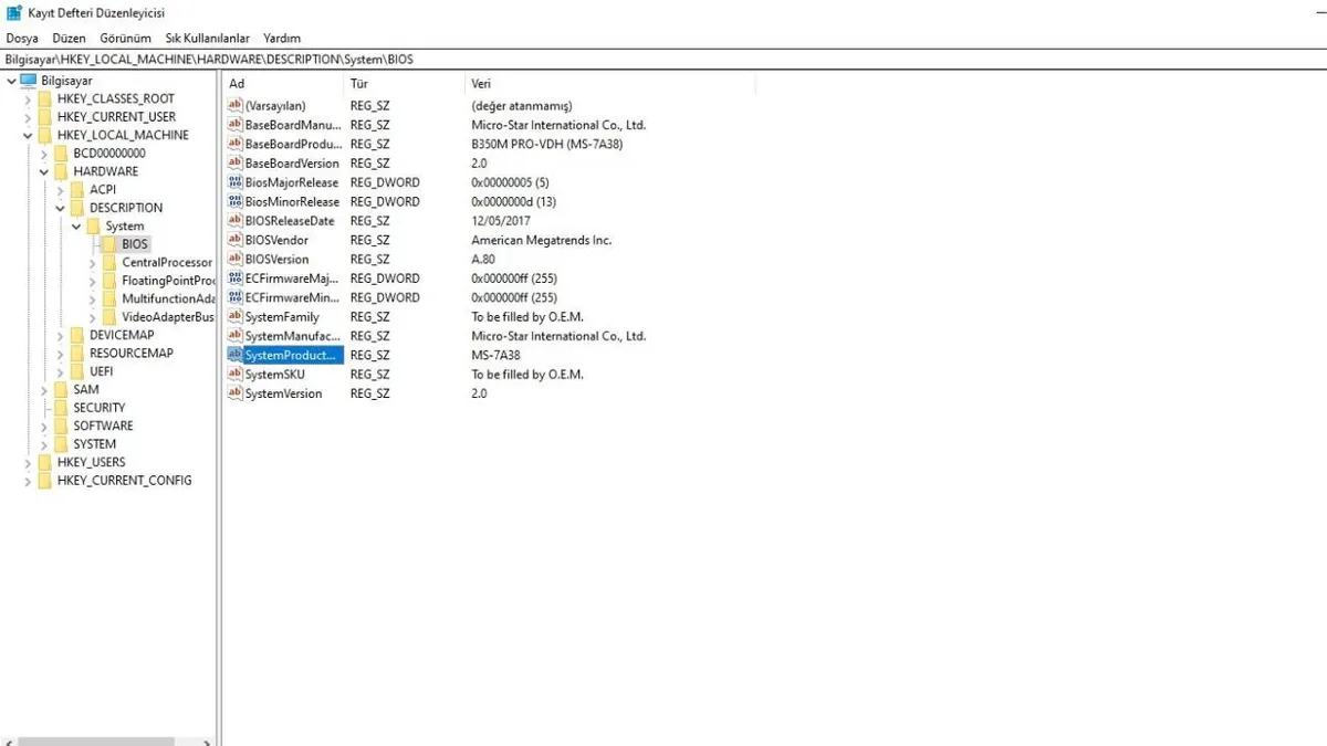 Windows bilgisayarlarda anakart modeli öğrenme: Adım adım rehber