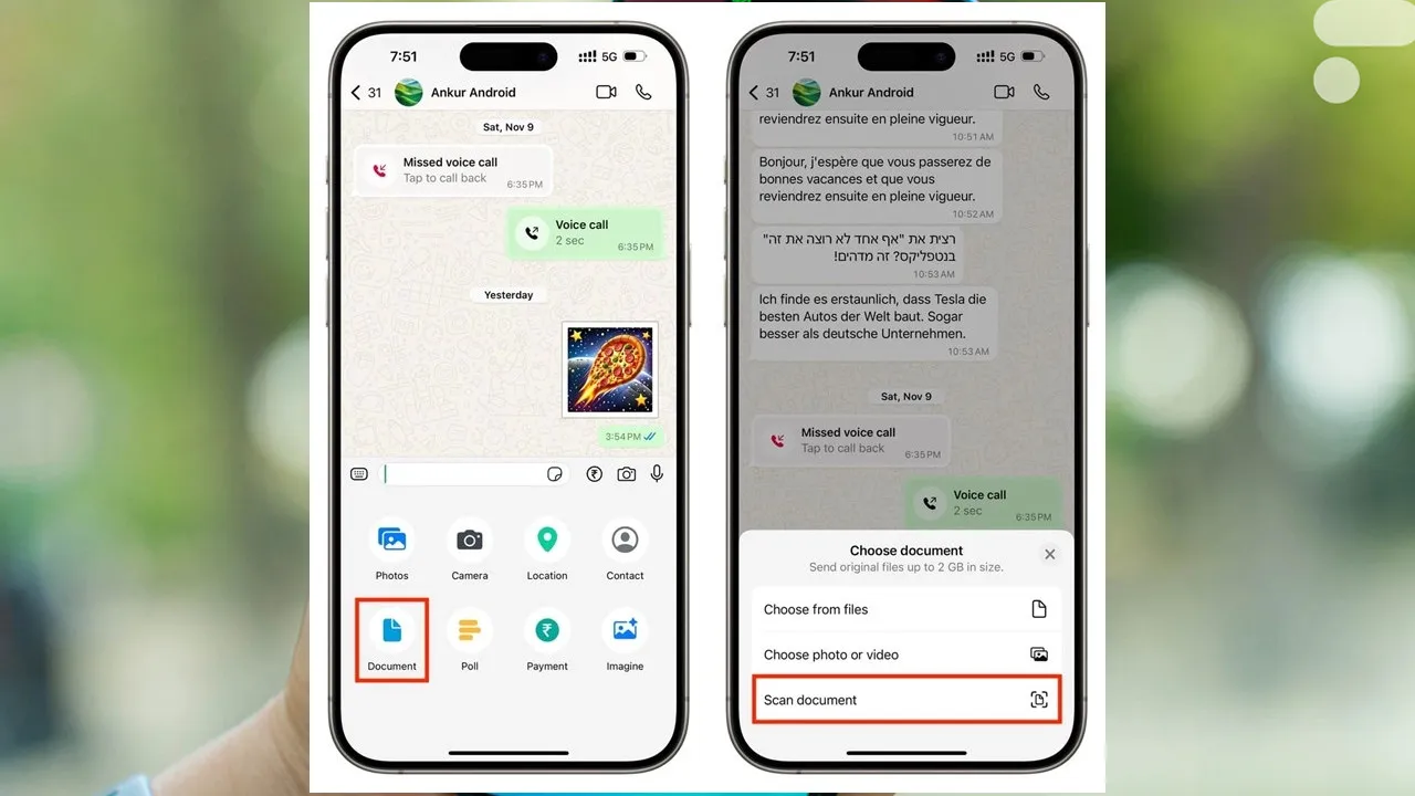 WhatsApp’ta belge tarama. iPhone ve Android telefonlarda tek tuşla belge tarayın - Resim: 5