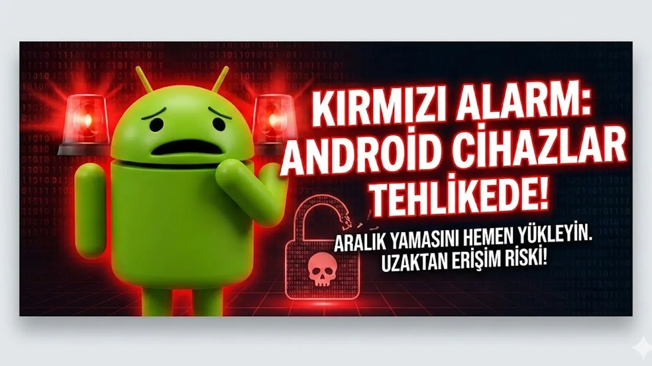 Android Dünyasında "Kırmızı Alarm": Telefonunuzu Hemen Güncelleyin!