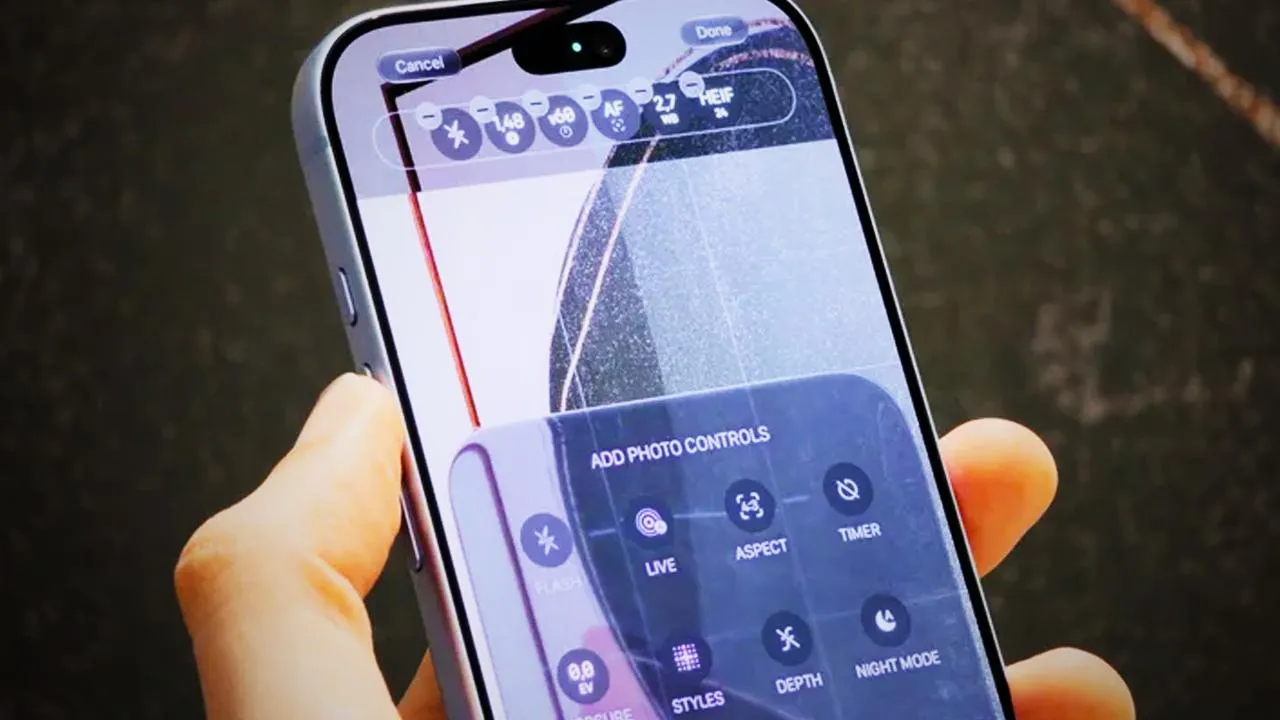 Yeni Pro kamera kontrolleri neler sunuyor? Diyafram tek yenilik değil. Apple artık deklanşör hızı, odak ve beyaz dengesi…