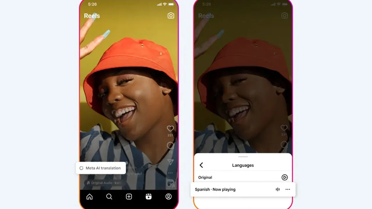 Dil bariyerleri kalkıyor! Instagram ve FaceBook Reels videolarında yeni dönem. Kendi dilinize çevrilecek