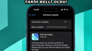 iOS 26.3 Ne Zaman Çıkacak? İşte iPhone Sahiplerinin Beklediği Tarih!