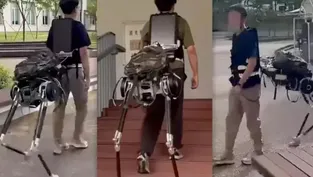Çinli mühendislerin geliştirdiği sırt robotu yük taşımayı nasıl kolaylaştırıyor?