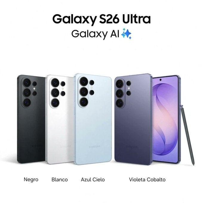 Galaxy S26 Ultra'nın posteri sızdı, renk seçenekleri belli oldu