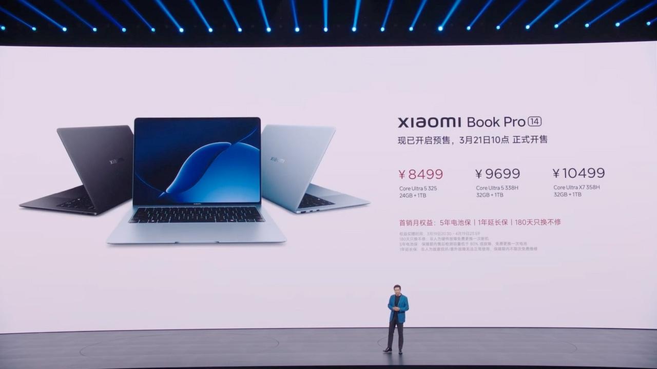 Xiaomi'den MacBook Pro'ya rakip: Notebook Pro 14 iddialı özellikleriyle tanıtıldı