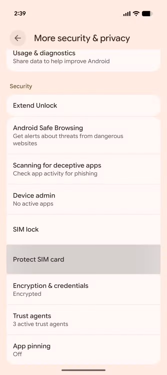 Android 17 ile SIM PIN kodu çilesi son buluyor