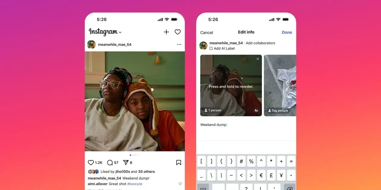 Silip silip tekrar yüklemeye son: Instagram çok beklenen özelliği devreye aldı