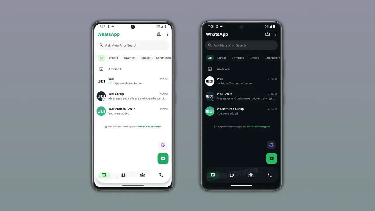 WhatsApp Android uygulaması sil baştan yenileniyor: İşte yeni tasarım