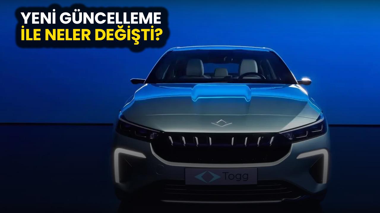 Yüz binlerce Togg sahibini ilgilendiriyor: Yeni güncelleme çıktı, bakın neler değişti